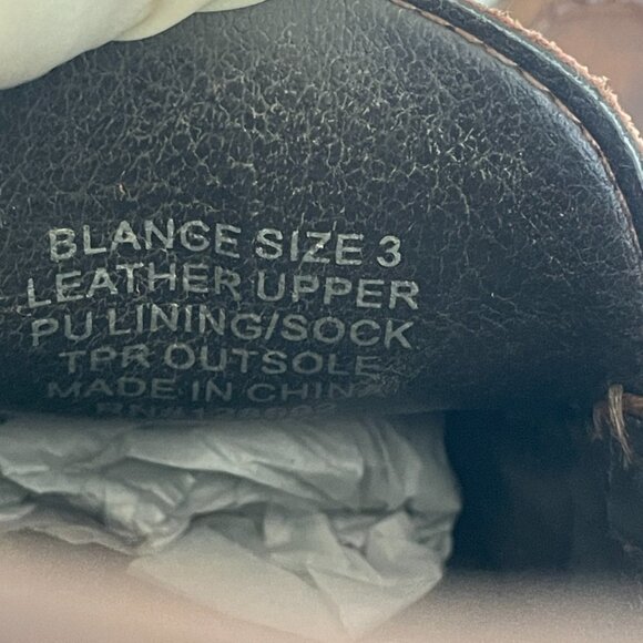 Steve Madden Unisex - Child Blange Loafers Leather Upper Brown sz 3 - Picture 7 of 7